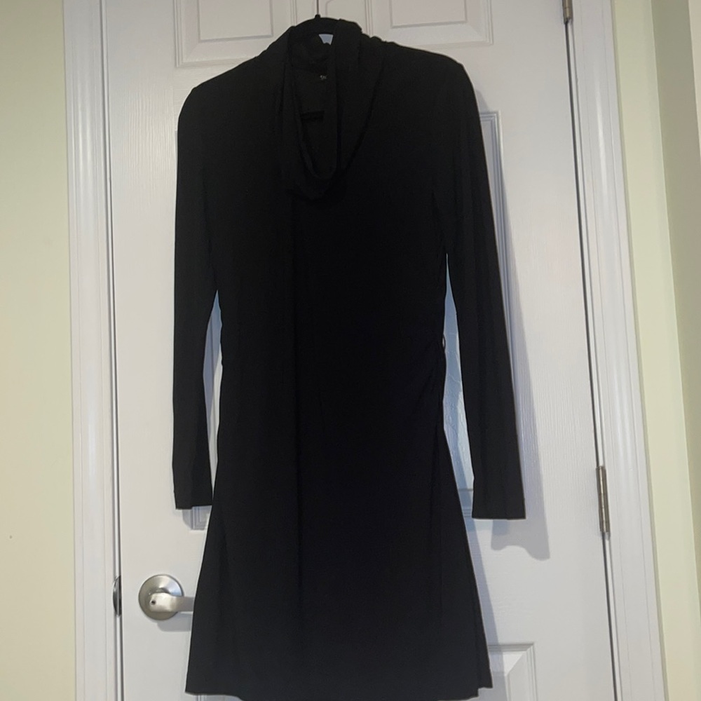 Black Turtle Neck Dress